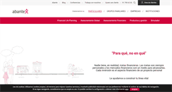 Desktop Screenshot of abanteasesores.com